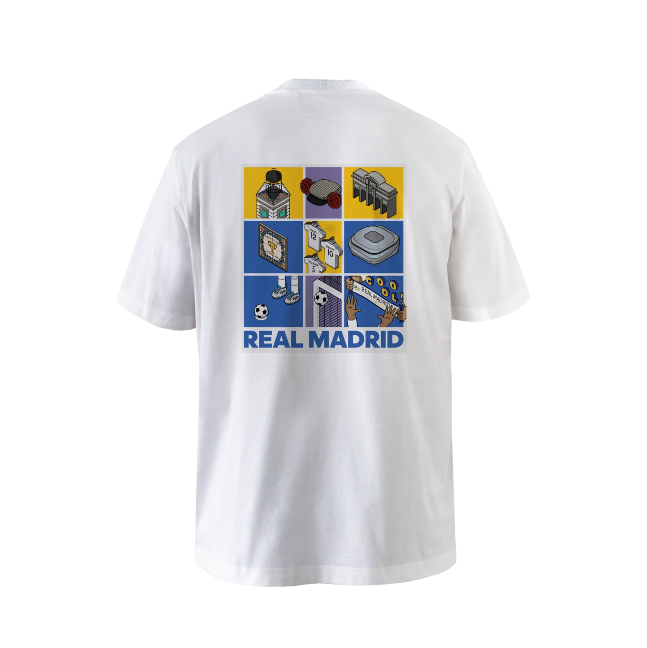 Mens adidas Magic Moments Madrid White T-Shirt