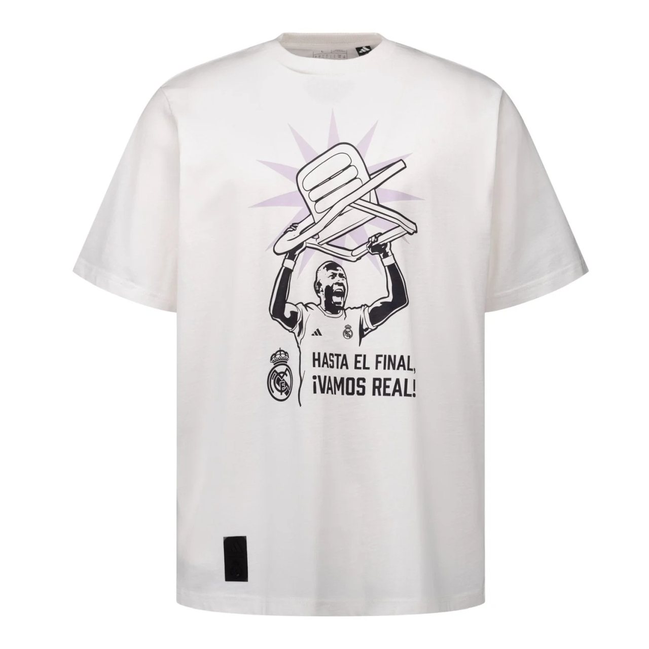 Mens T-Shirt Alaba adidas Magic Moments White